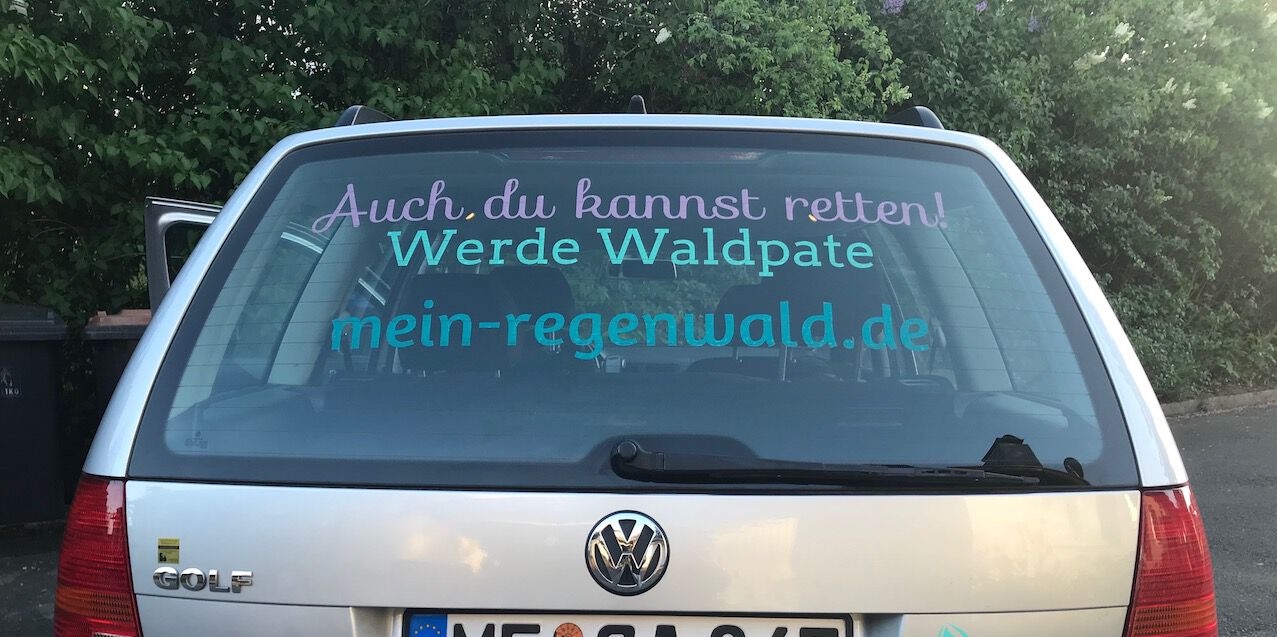 Unterwegs fuer den Regenwald